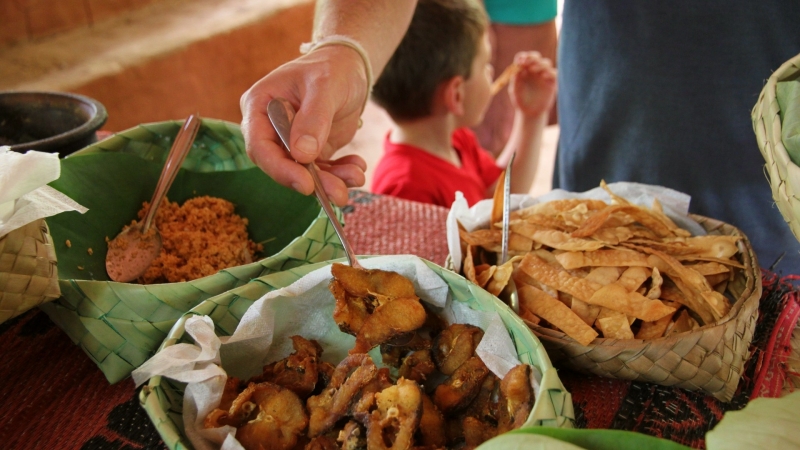 Eten in Sri Lanka met kinderen