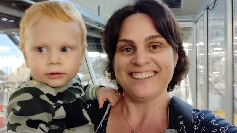 Zicht op de Perugina fabriek in Umbrië tijdens de rondleiding