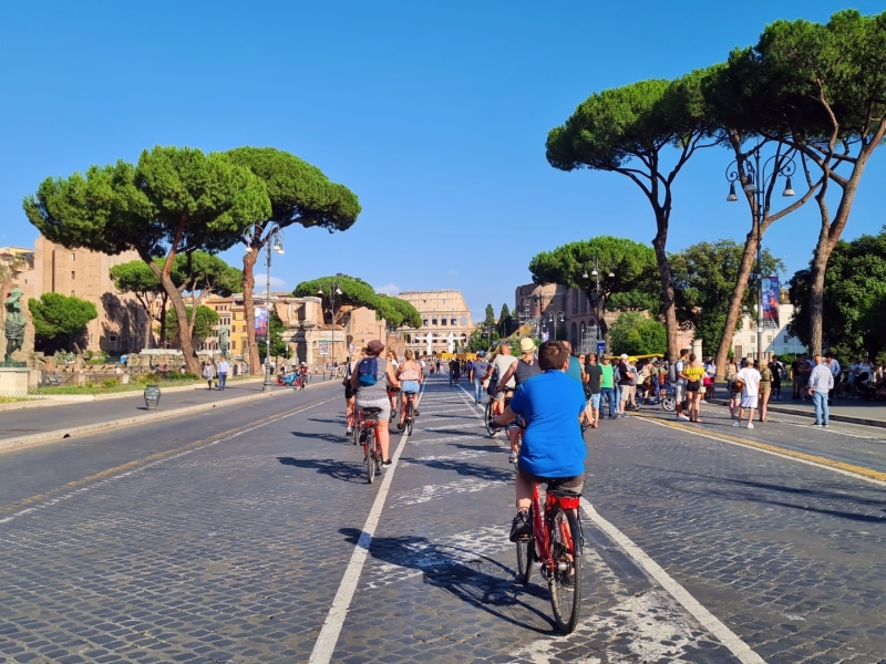 Fietsen Rome met gezin