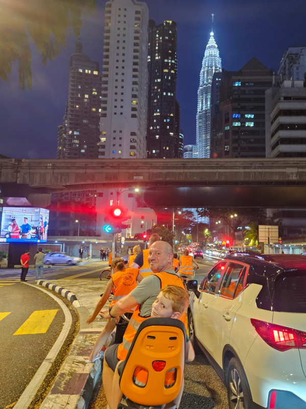 Fietstour avond Kuala Lumpur