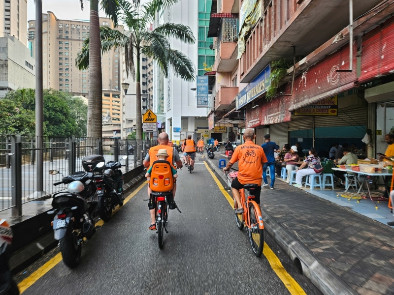 Fietstour Kuala Lumpur met gezin (2)