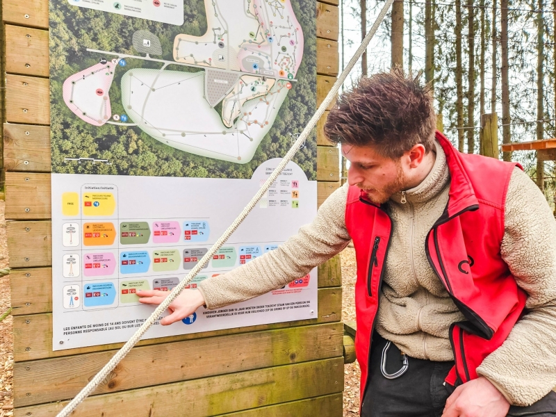 Instructie Forestia klimpark Ardennen