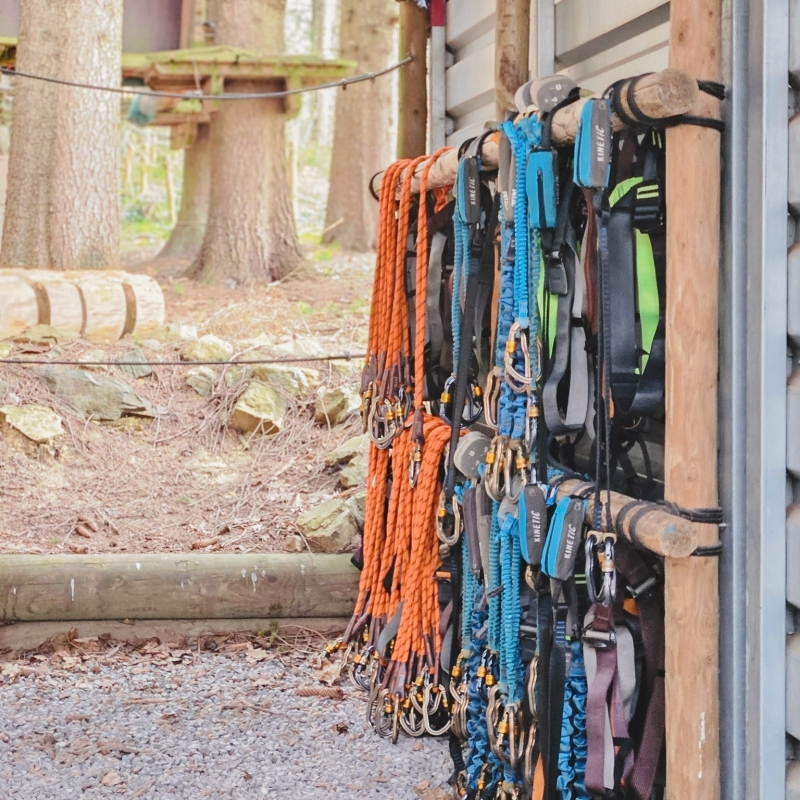 Forestia klimpark Ardennen uitrusting