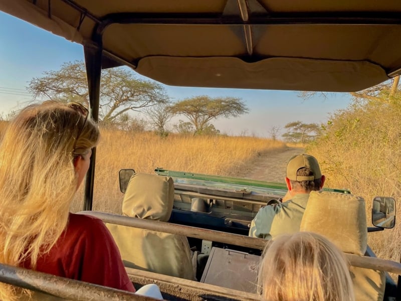 Game drive ervaring met kinderen