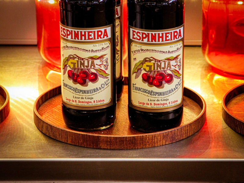 Ginjinha likeur in Lissabon