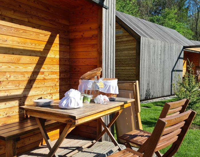 Glamping Mountain Fairy Tale ontbijtmand
