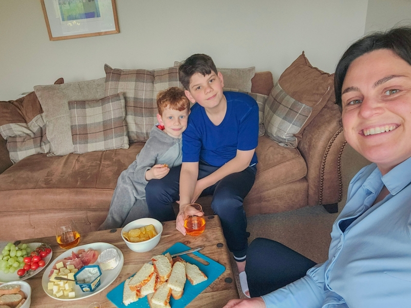 Glen Clova Hotel & Lodges woonkamer