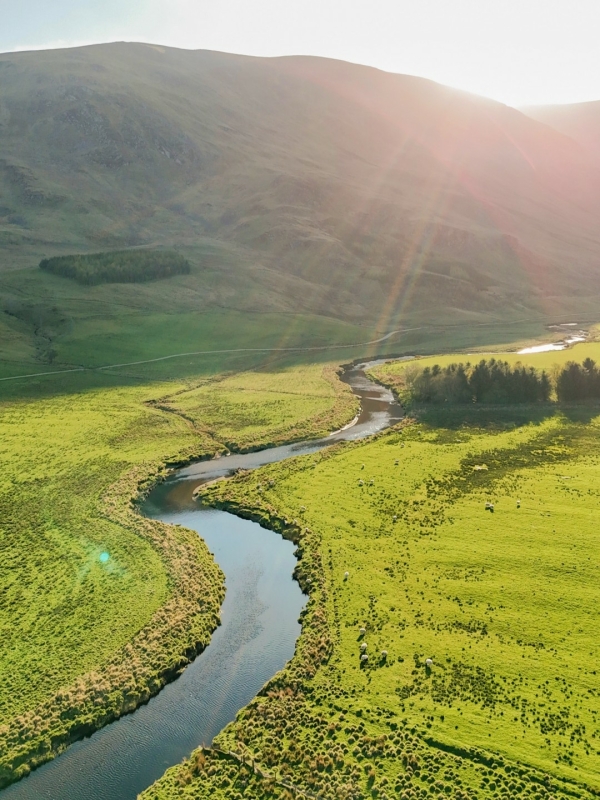 Glen Clova Schotland drone shots