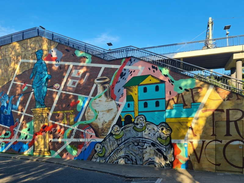 Graffiti bij station Nijmegen