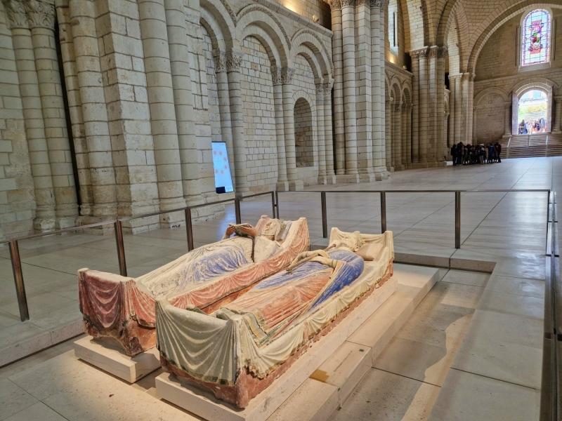 Graven Eleonora en Hendrik II Fontevrault