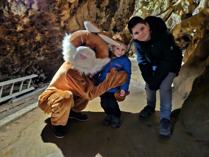 Grotten van Remouchamps met kinderen