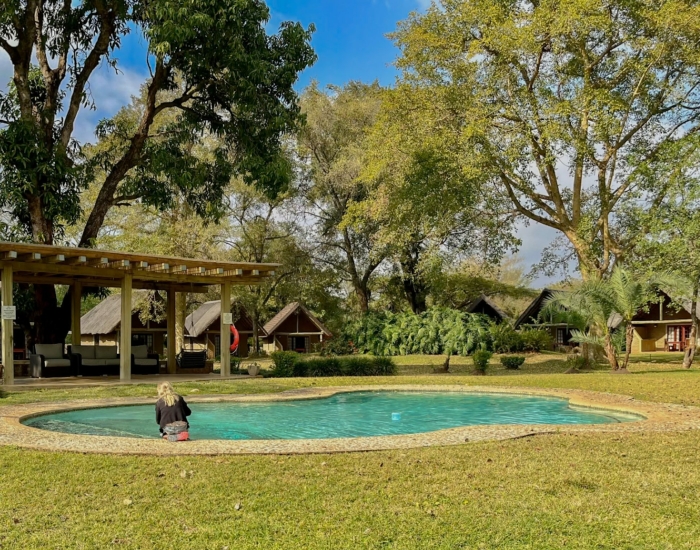 Hippo Hollow Country Estate Zuid-Afrika zwembad