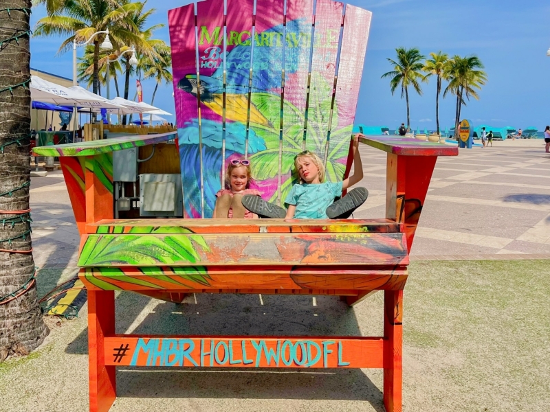 Hollywood Beach bij Miami met kids