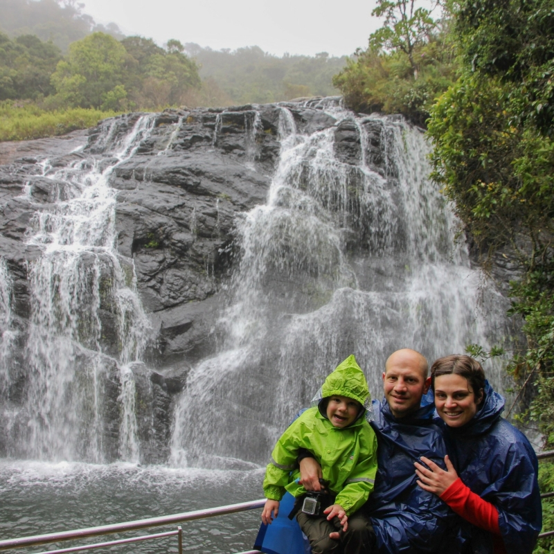 Horton Plains Sri Lanka met gezin