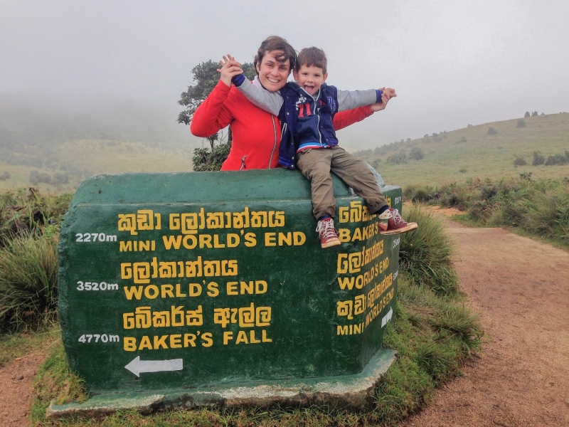 Horton Plains wandeling met kind