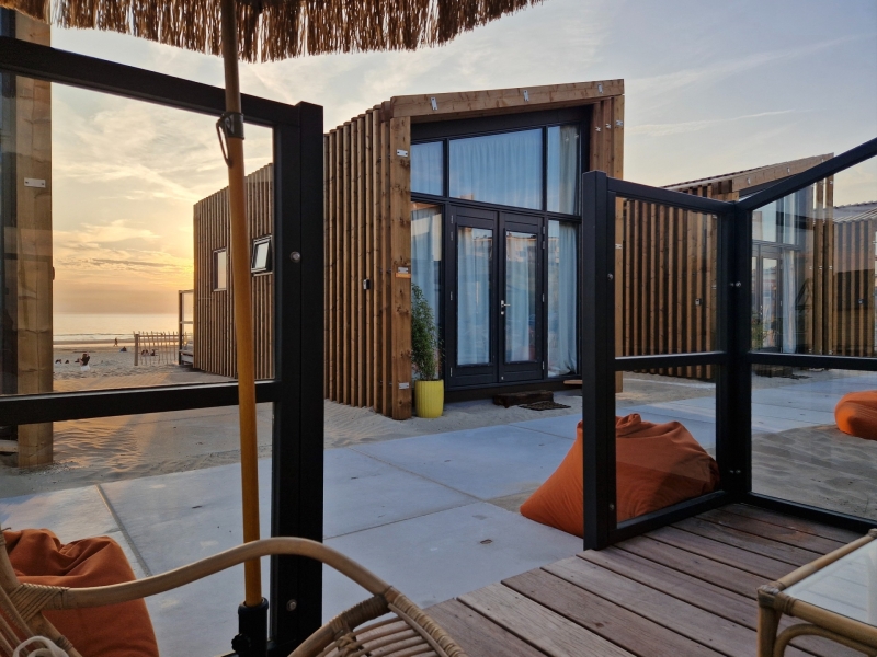 Huisje aan zee in Zandvoort
