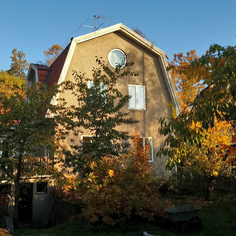 Huisje buiten Stockholm met kinderen
