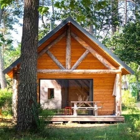 Huttopia in de Vogezen