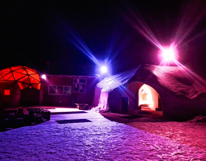 IJsbar en iglo Val Thorens