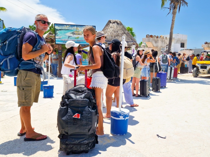 Isla Holbox Mexico met gezin
