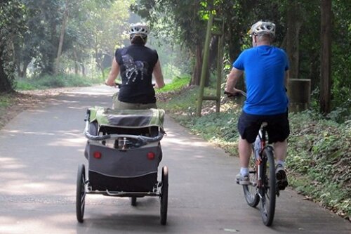 Fietsen in Chiang Mai met kinderen