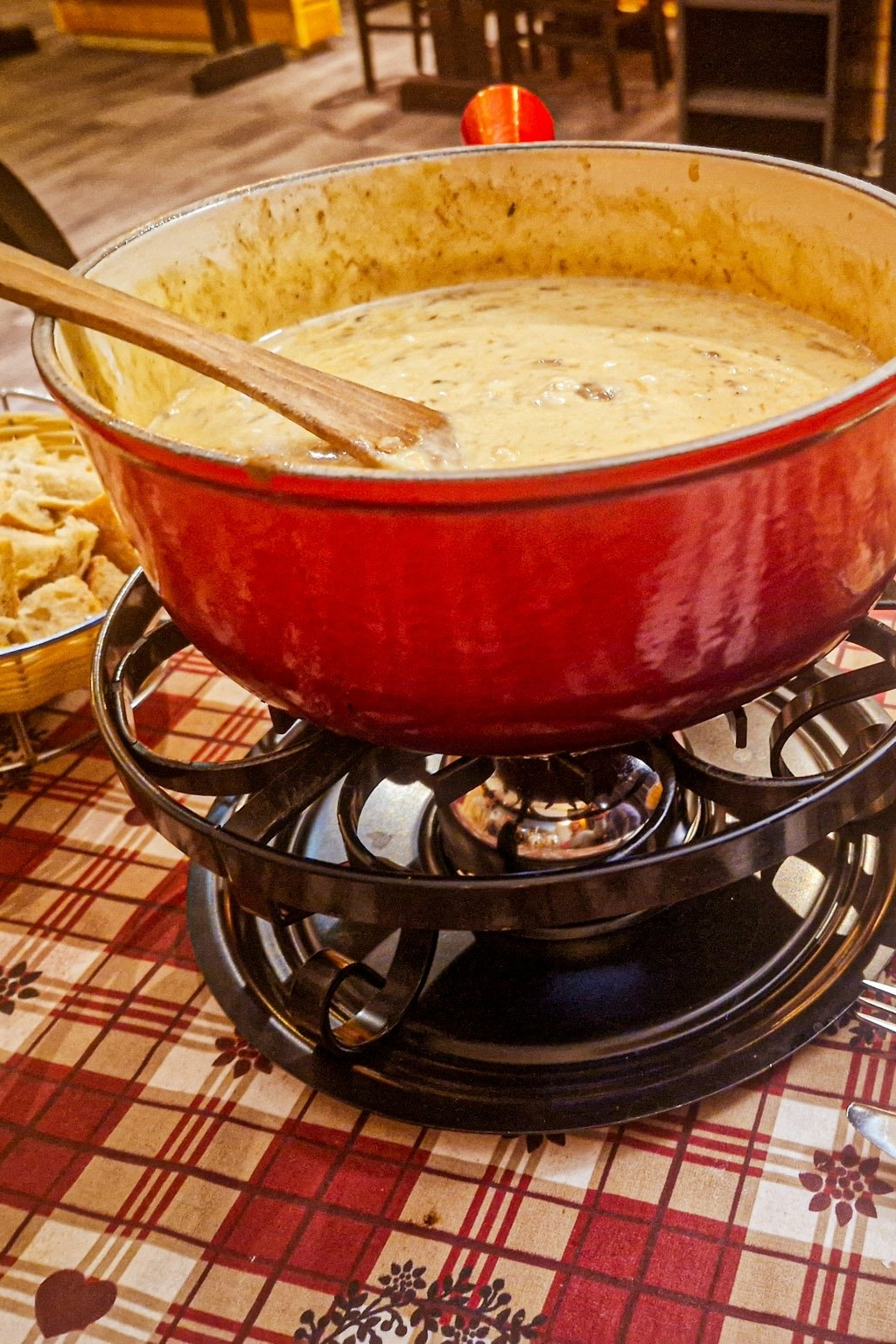 Kaasfondue restaurant hotel L’Emeraude Paradiski