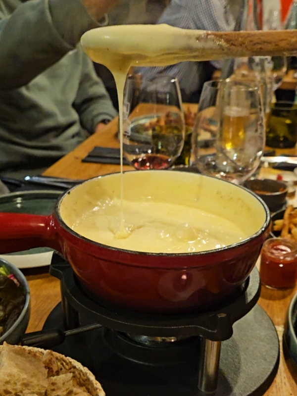 Kaasfondue wintersport Frankrijk