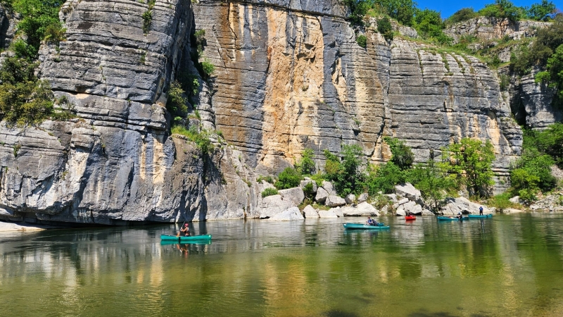 Kajakken in de Ardeche met kinderen