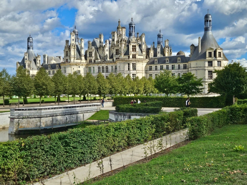 Kasteel van Chambord met kinderen