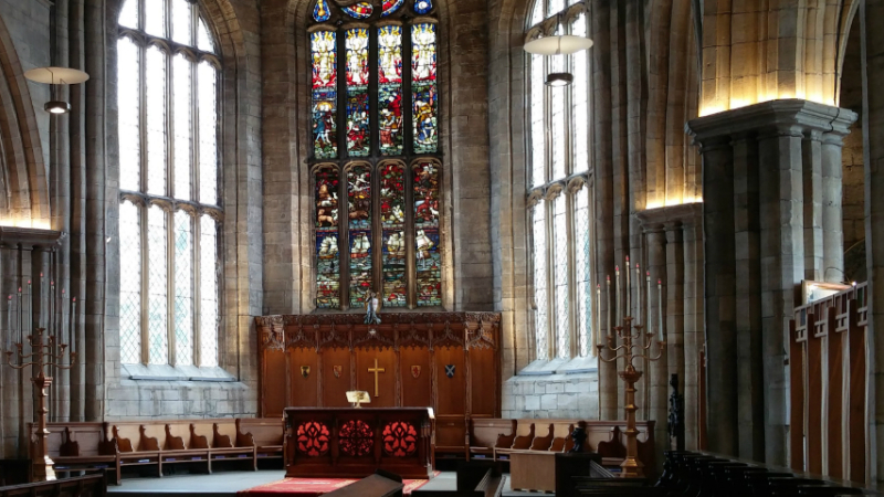 Kerk bij Linlithgow Palace