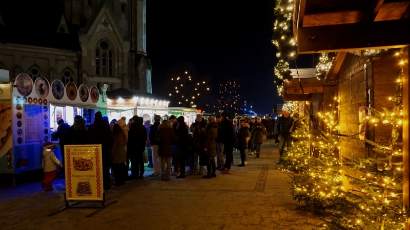 Kerstmarkt Kristiansand Noorwegen
