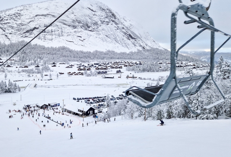 Kindvriendelijk skiliften Brokke Zuid-Noorwegen