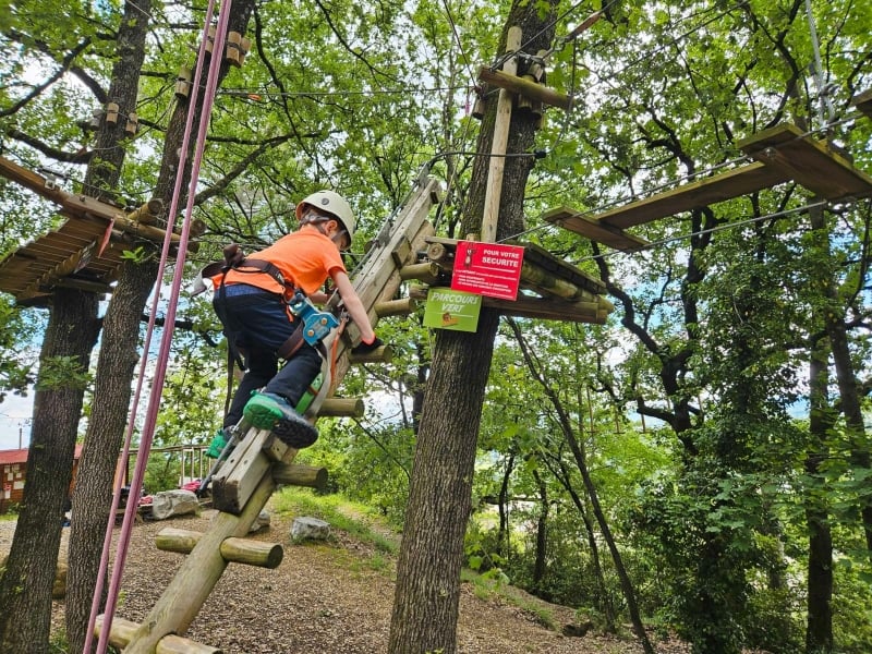 Klimpark Ardèche met kleuter 5 jaar