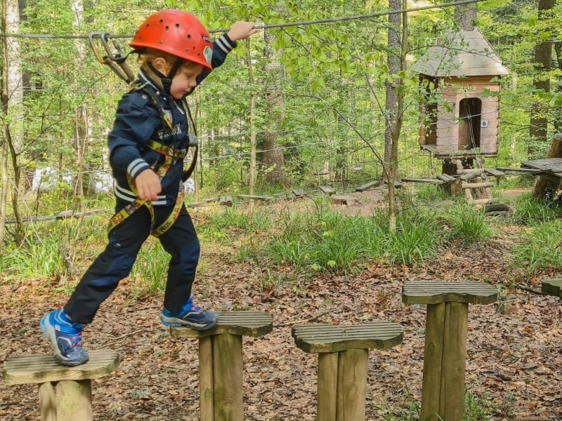 Klimpark Elzas met kinderen