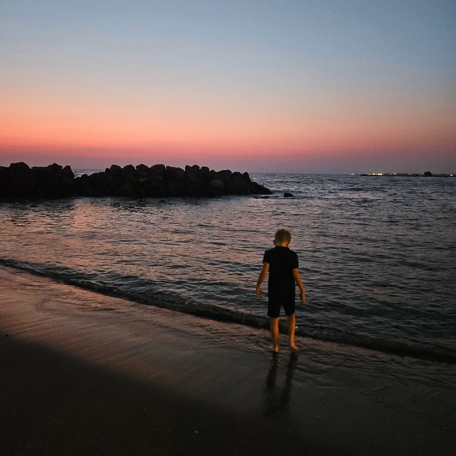 Laatste avond van onze roadtrip aan zee in Fiumicino