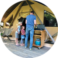 Leuke huttopia in Bretagne met kinderen