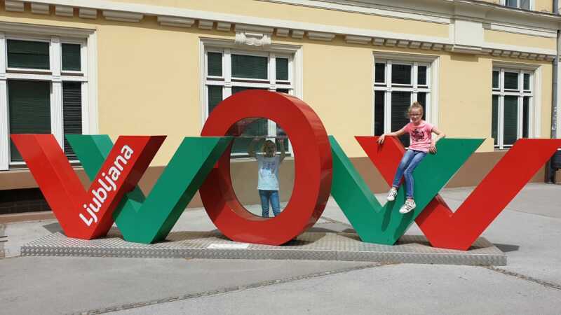 Ljubljana WOW met kleine kinderen