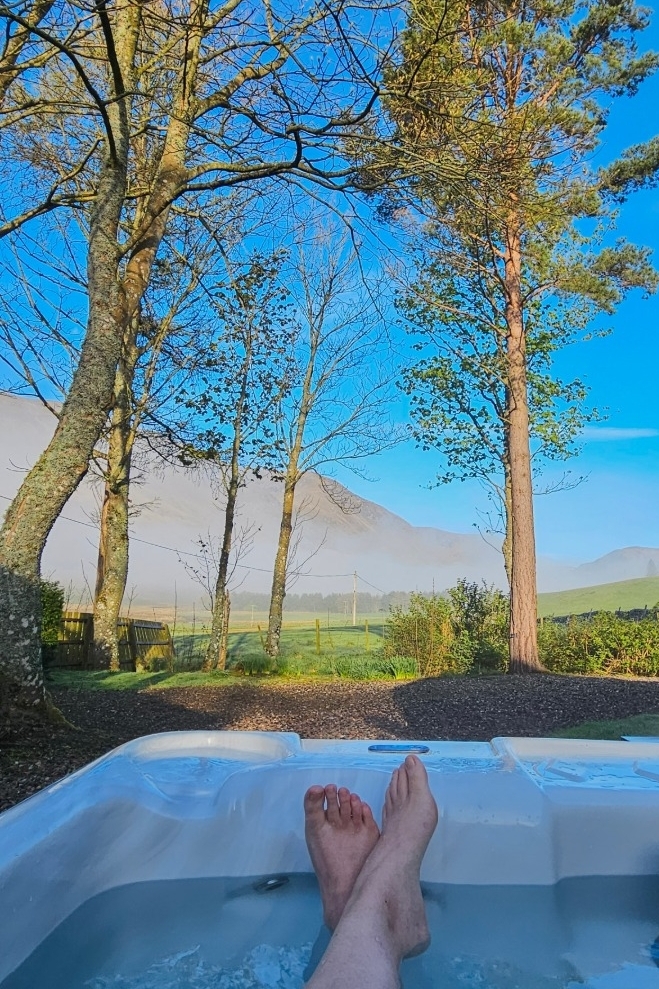 Lodge met hottub in Schotland Glen Clova