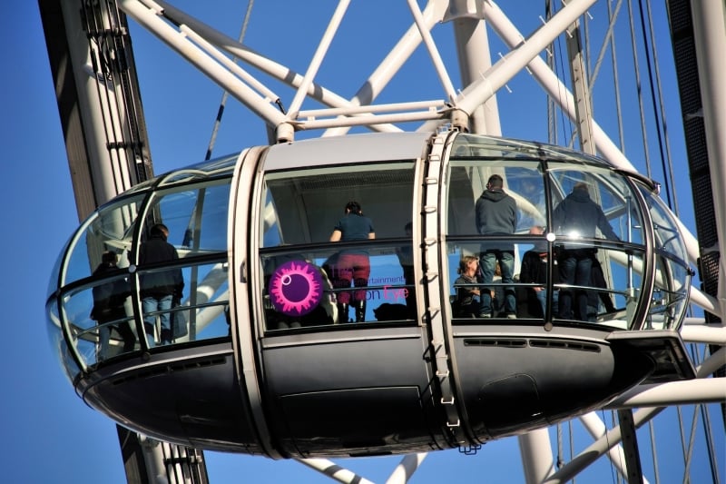 London Eye met kinderen