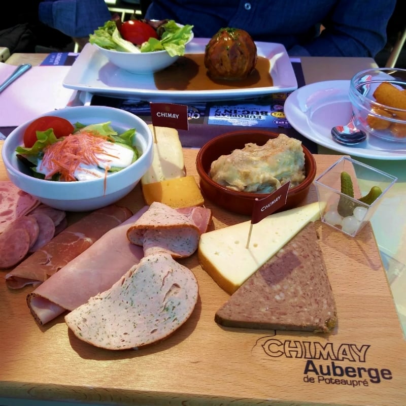 Lunch Chimay auberge de Poteaupré