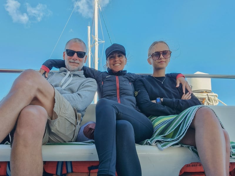 Madeira gezinsdag op zee