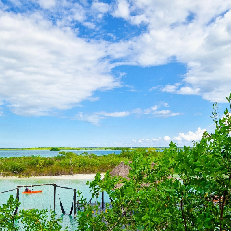 Mexico Bacalar met kinderen
