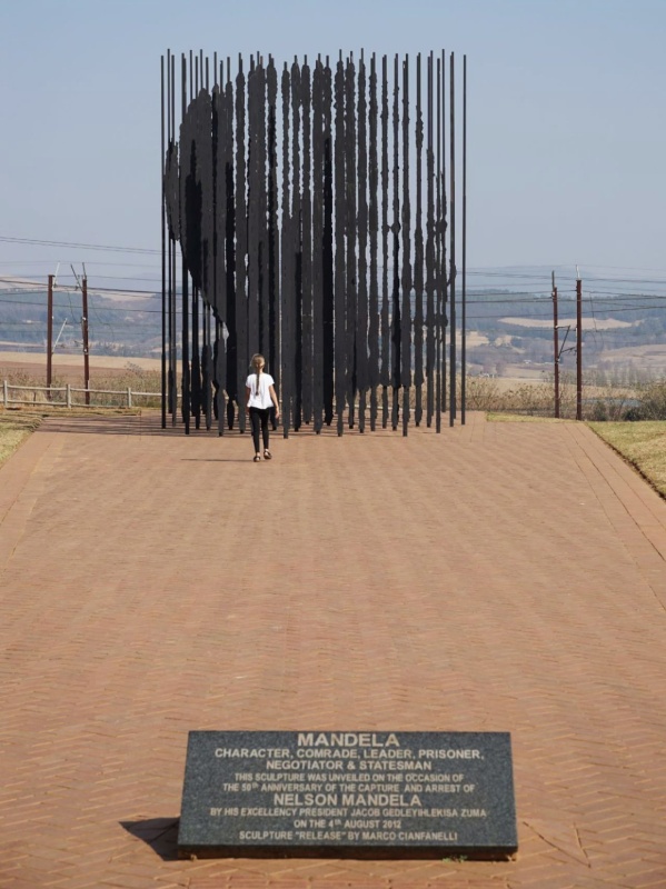 Nelson Mandela Capture Site met kinderen