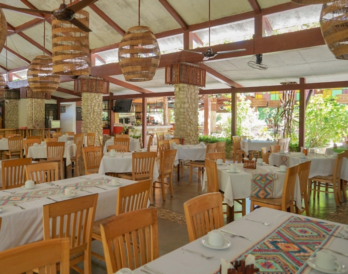 Ontbijt restaurant Chan Kah Palenque Ontbijt restaurant Chan Kah Palenque