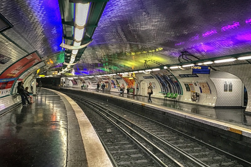Parijs Metrostation Arts et Métiers