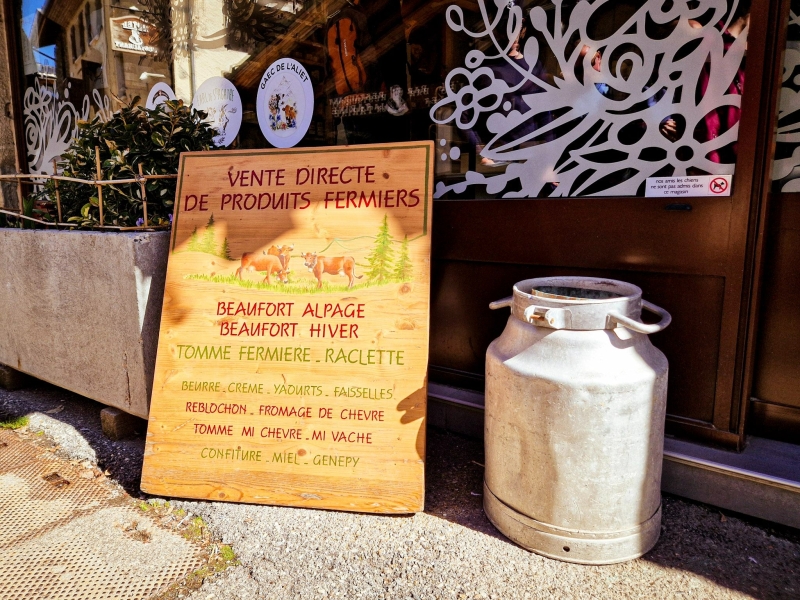 Lokale boerderijproducten & kaas in Peisey