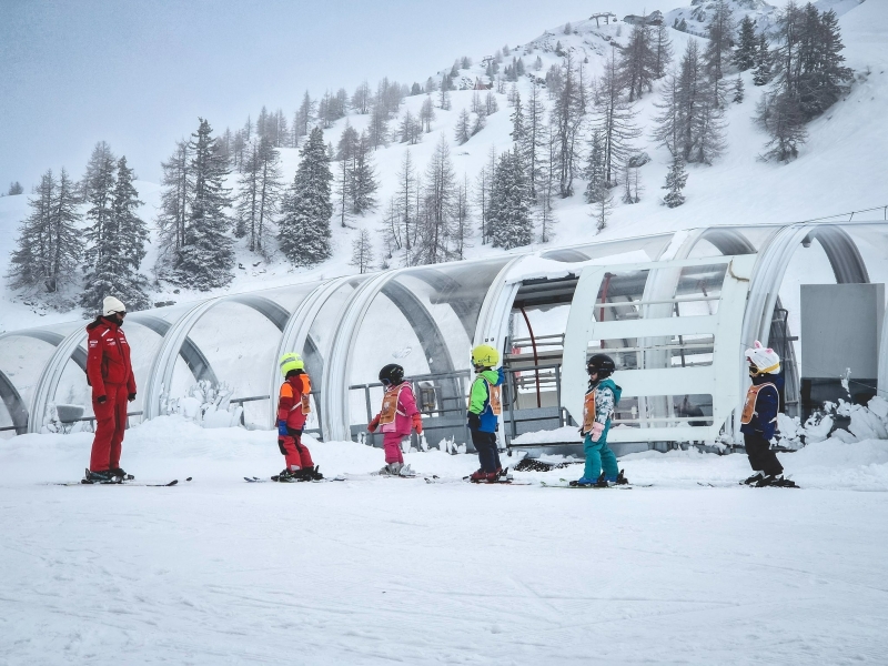 Piou-Piou oefengebied – eerste skidagen voor kinderen