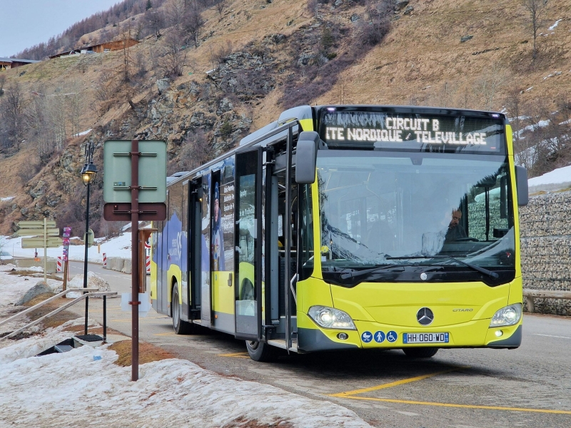 Gratis skibus/shuttle in Peisey-Vallandry