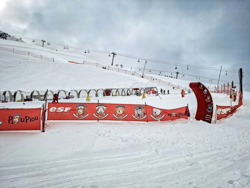 Piou-Piou oefengebied – eerste skidagen voor kinderen