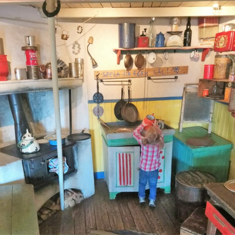 Pippi-Langkous museum Stockholm met kind